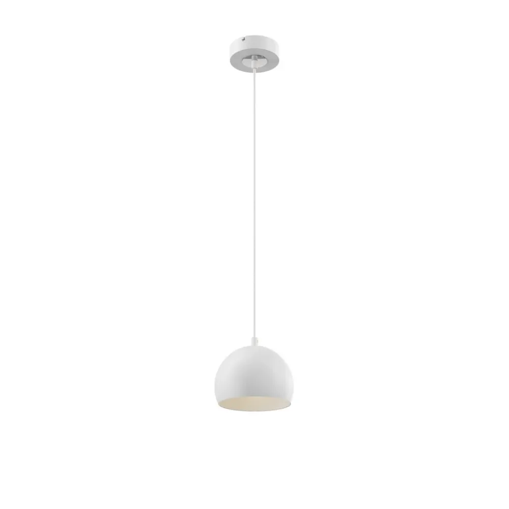 Luminex Pendellamper|Pendellamper > Hængelampe Sool, hvid, Ø 15 cm, metal
