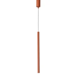 SIGMA Pendellamper > Hængelampe Sopel 1, teglrød, 1 lyskilde, stål, Ø 5 cm
