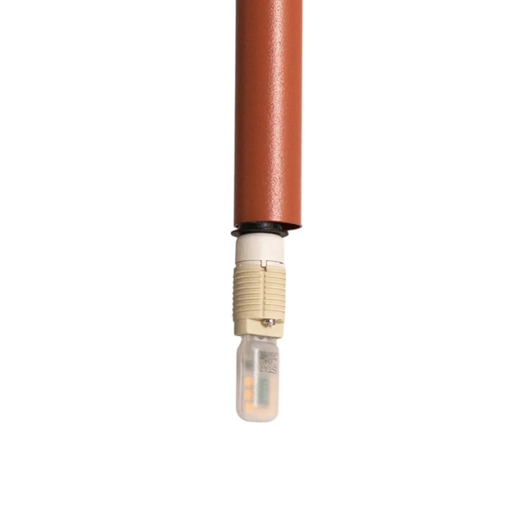 SIGMA Pendellamper > Hængelampe Sopel 1, teglrød, 1 lyskilde, stål, Ø 5 cm
