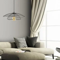 Pendellamper|Pendellamper ^ Opviq Hængelampe Tel 6500 Ø50cm sort