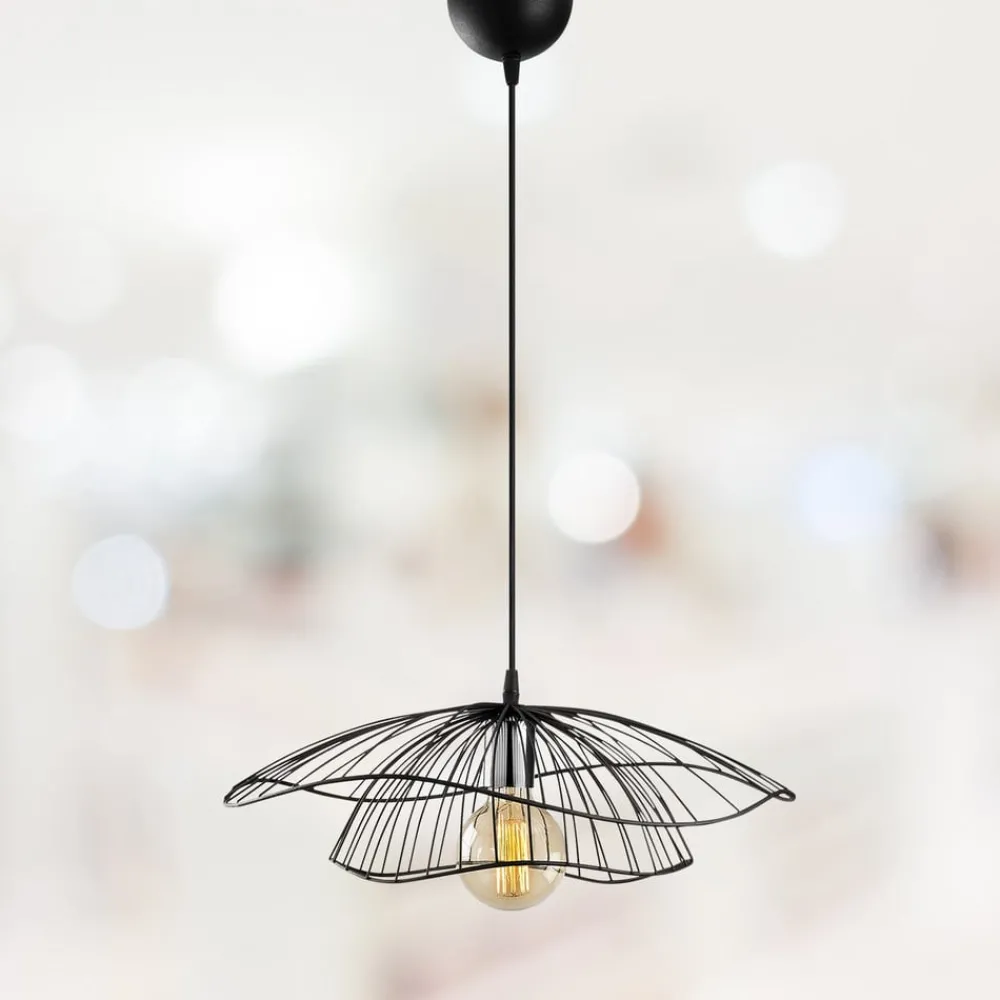 Pendellamper|Pendellamper ^ Opviq Hængelampe Tel 6500 Ø50cm sort
