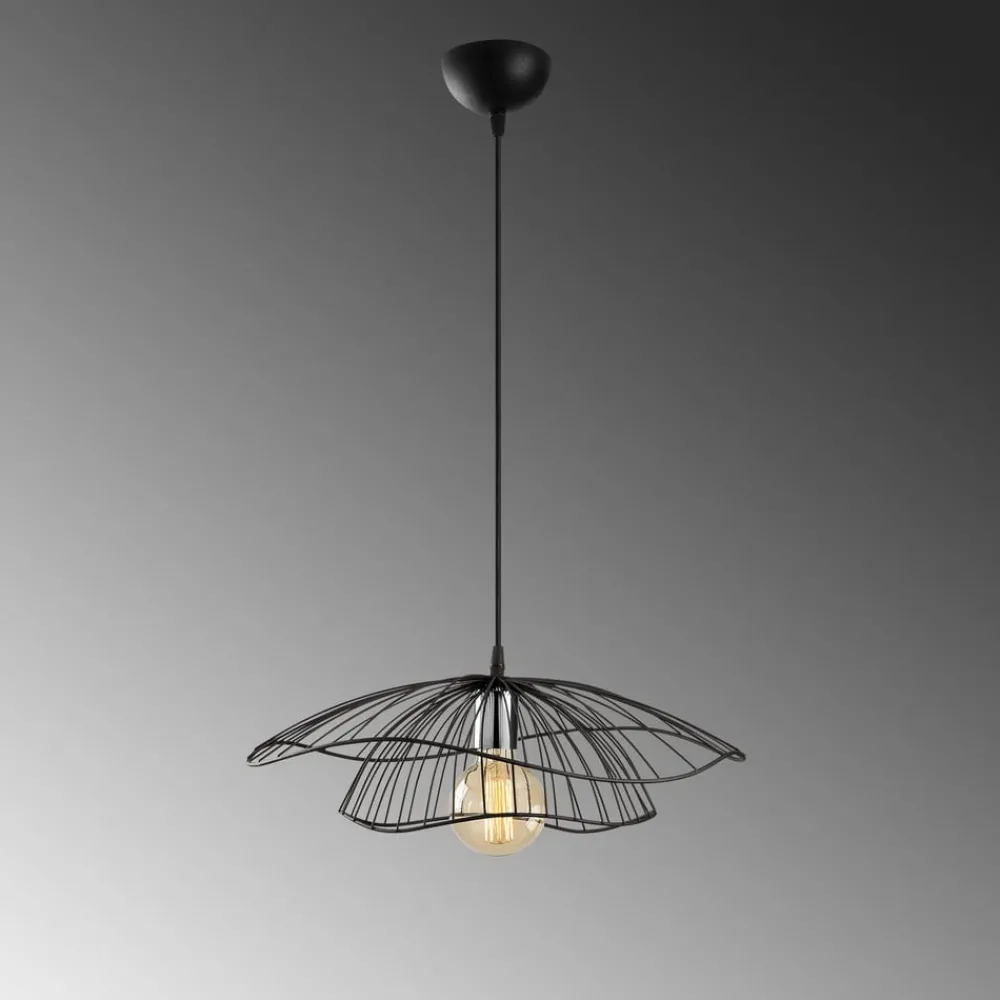 Pendellamper|Pendellamper ^ Opviq Hængelampe Tel 6500 Ø50cm sort