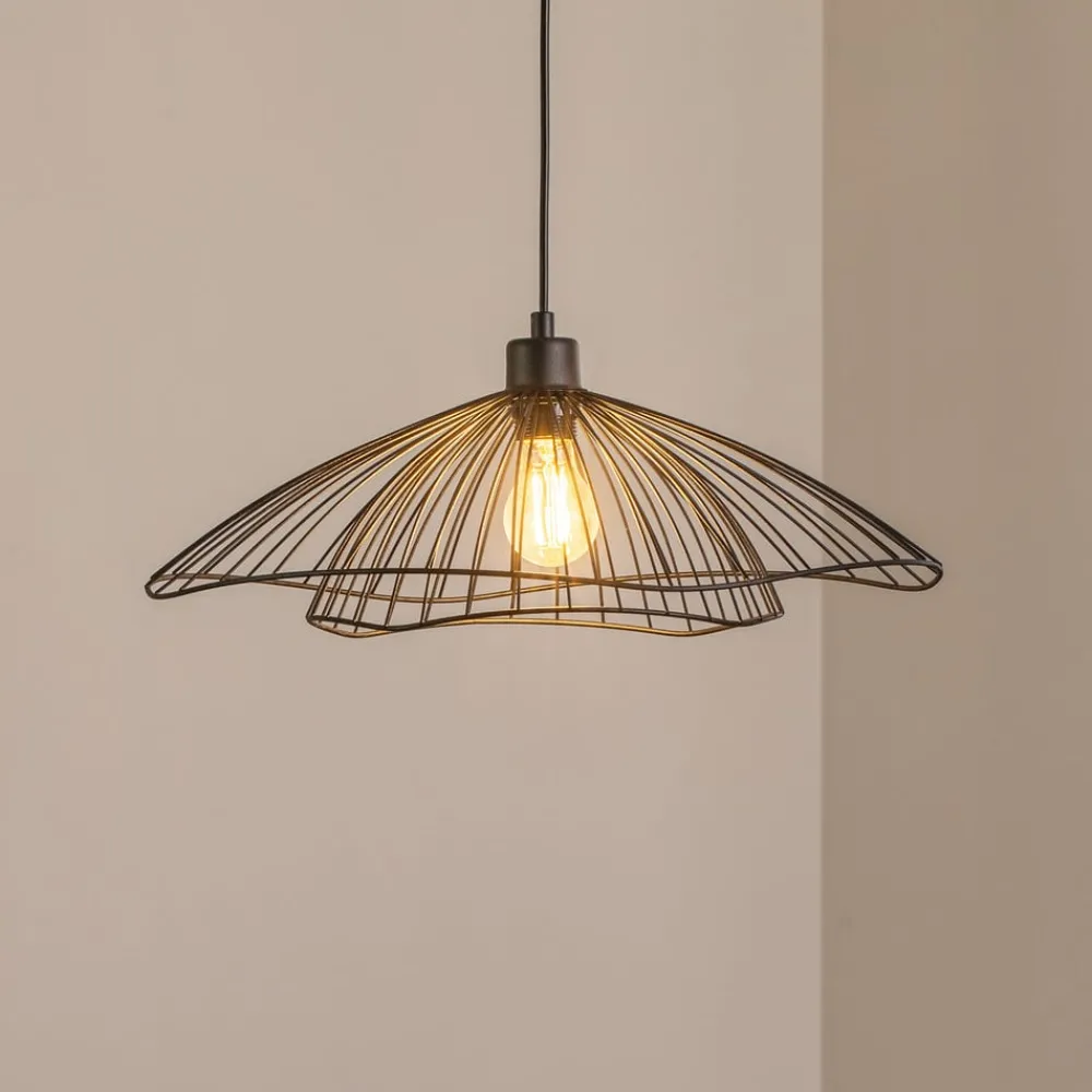 Opviq Pendellamper > Hængelampe Tel, sort, metal, Ø 50 cm, metal
