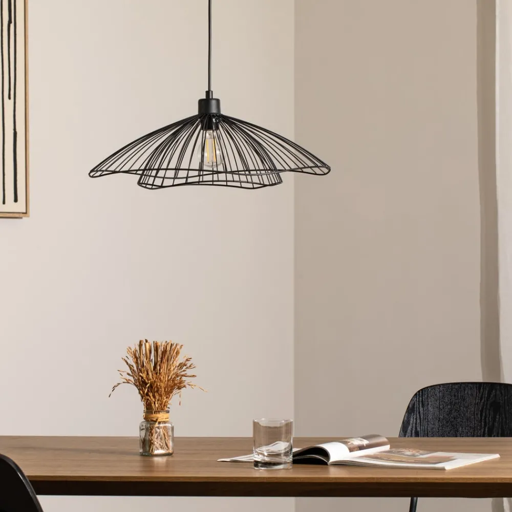 Opviq Pendellamper > Hængelampe Tel, sort, metal, Ø 50 cm, metal