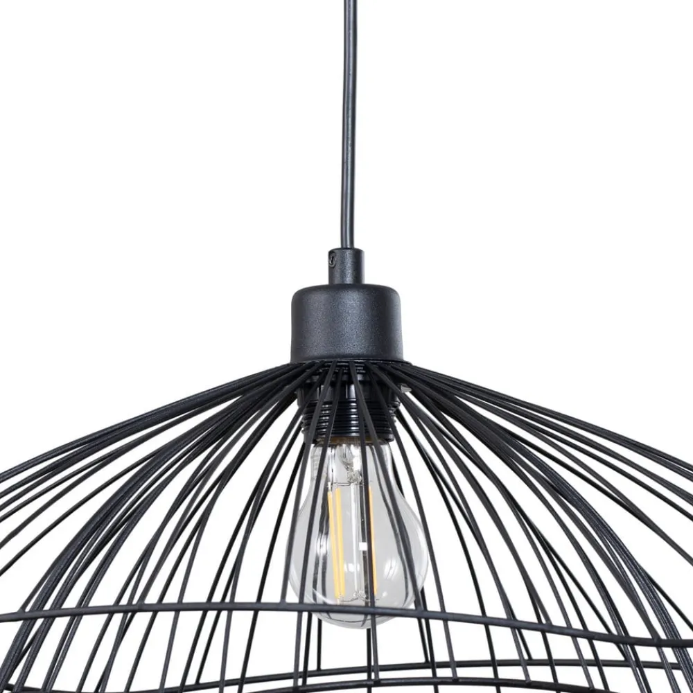 Opviq Pendellamper > Hængelampe Tel, sort, metal, Ø 50 cm, metal