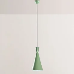 Pendellamper ^ Opviq Hængelampe Tom, mintgrøn, metal, Ø 19 cm, E27