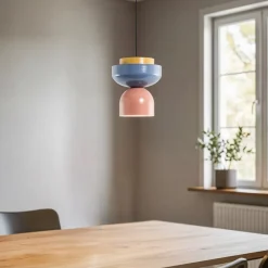Pendellamper ^ ALDEX hængelampe Ulia, koral/blå/gul