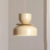 Pendellamper ^ ALDEX hængelampe Uto, creme/kabel creme, Ø 30 cm, metal