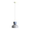 Pendellamper ^ ALDEX Hængelampe Uto, grå/blå, Ø 30 cm, metal