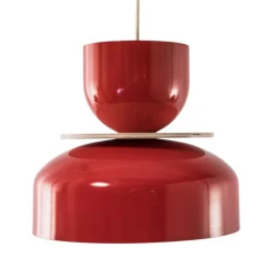 ALDEX Pendellamper > Hængelampe Uto, rød, Ø 30 cm, metal