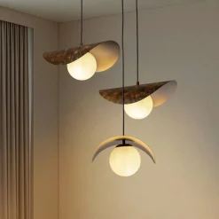 Opviq Pendellamper > Hængelampe Vatoz, 3 lyskilder, sort, Ø 50 cm, metal