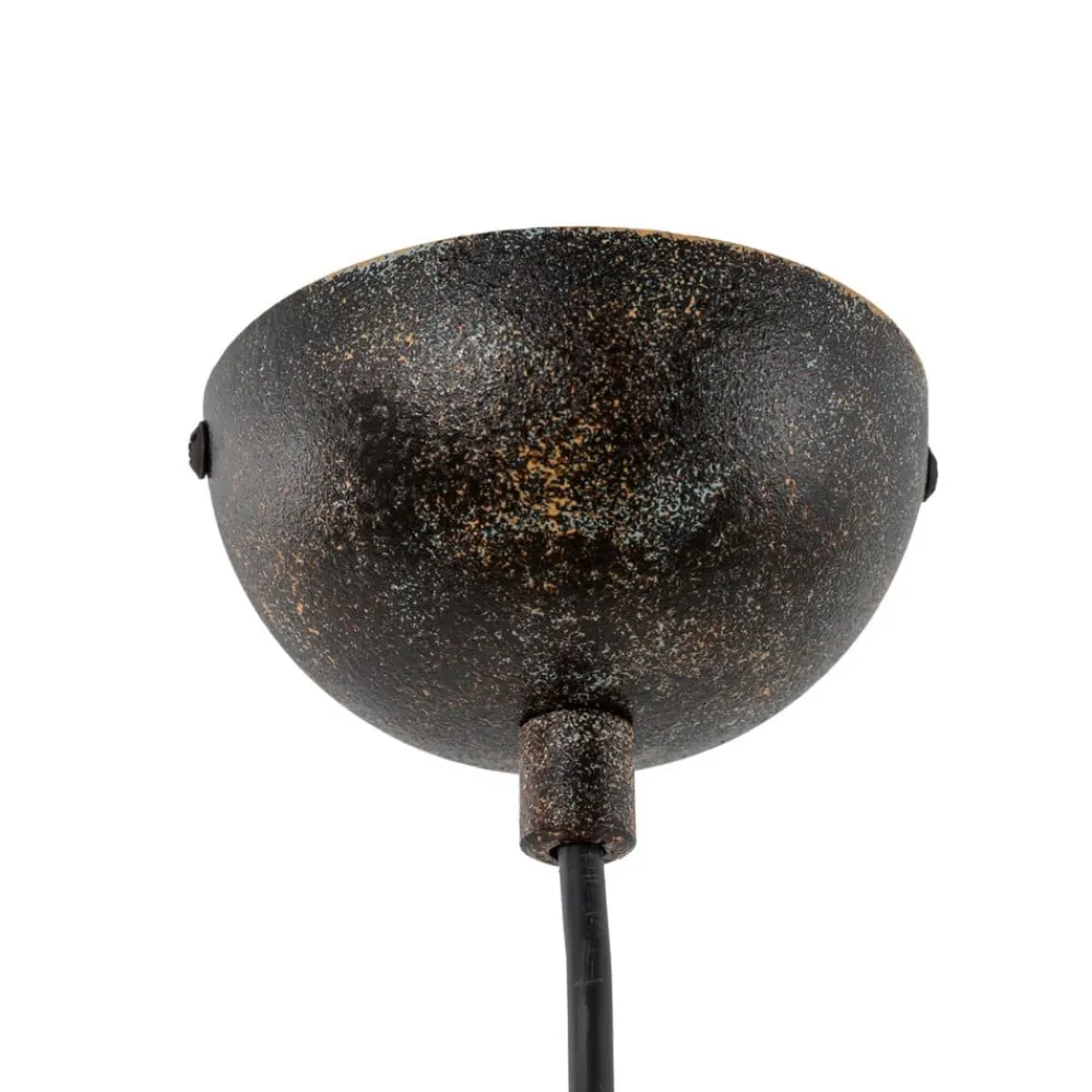 Opviq Pendellamper > Hængelampe Vatoz, 1 lyskilde, sort, Ø 40 cm, metal/glas