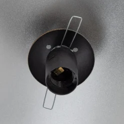 Opviq Pendellamper > Hængelampe Vatoz, 1 lyskilde, sort, Ø 40 cm, metal/glas