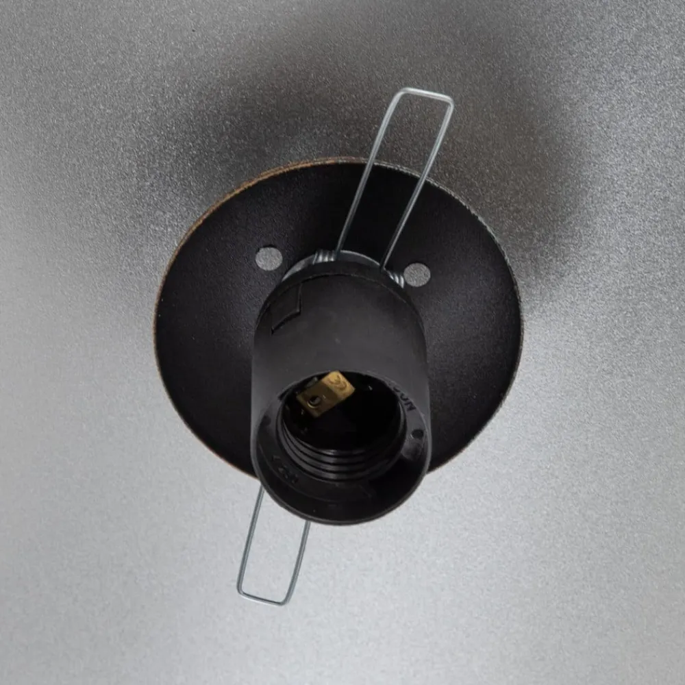 Opviq Pendellamper > Hængelampe Vatoz, 1 lyskilde, sort, Ø 40 cm, metal/glas