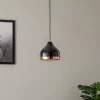 Opviq Pendellamper > Hængelampe Yildo 6866 1 lyskilde Ø17cm sort/kobber