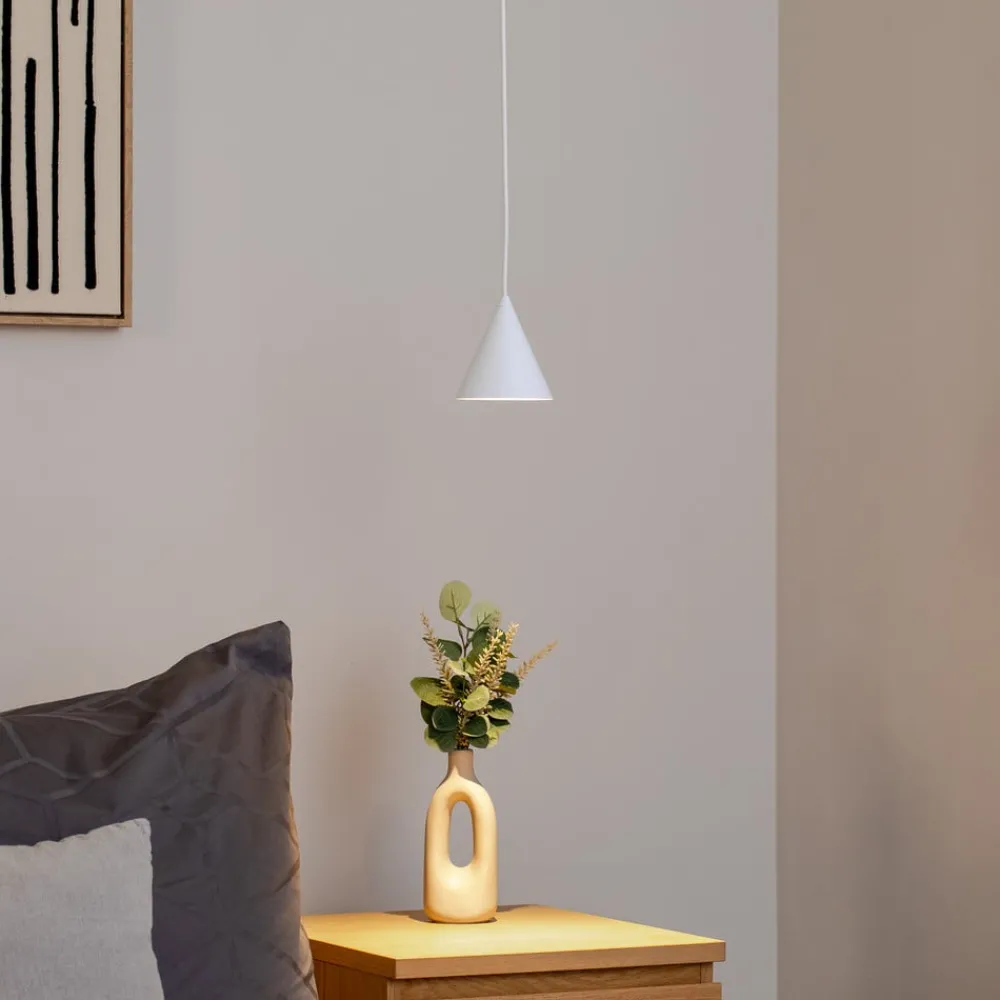 Nowodvorski Lighting Pendellamper|Pendellamper > Hængelampe ZENITH, hvid, Ø 11 cm, metal, GU10