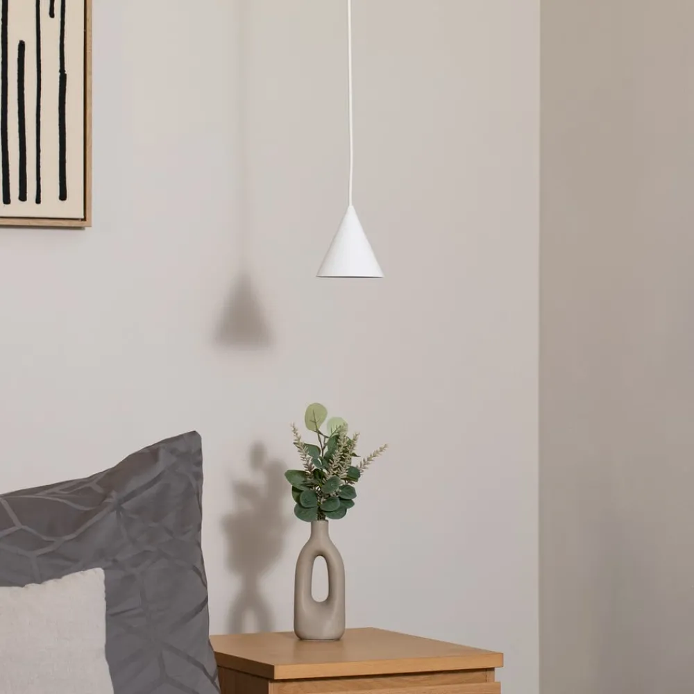 Nowodvorski Lighting Pendellamper|Pendellamper > Hængelampe ZENITH, hvid, Ø 11 cm, metal, GU10