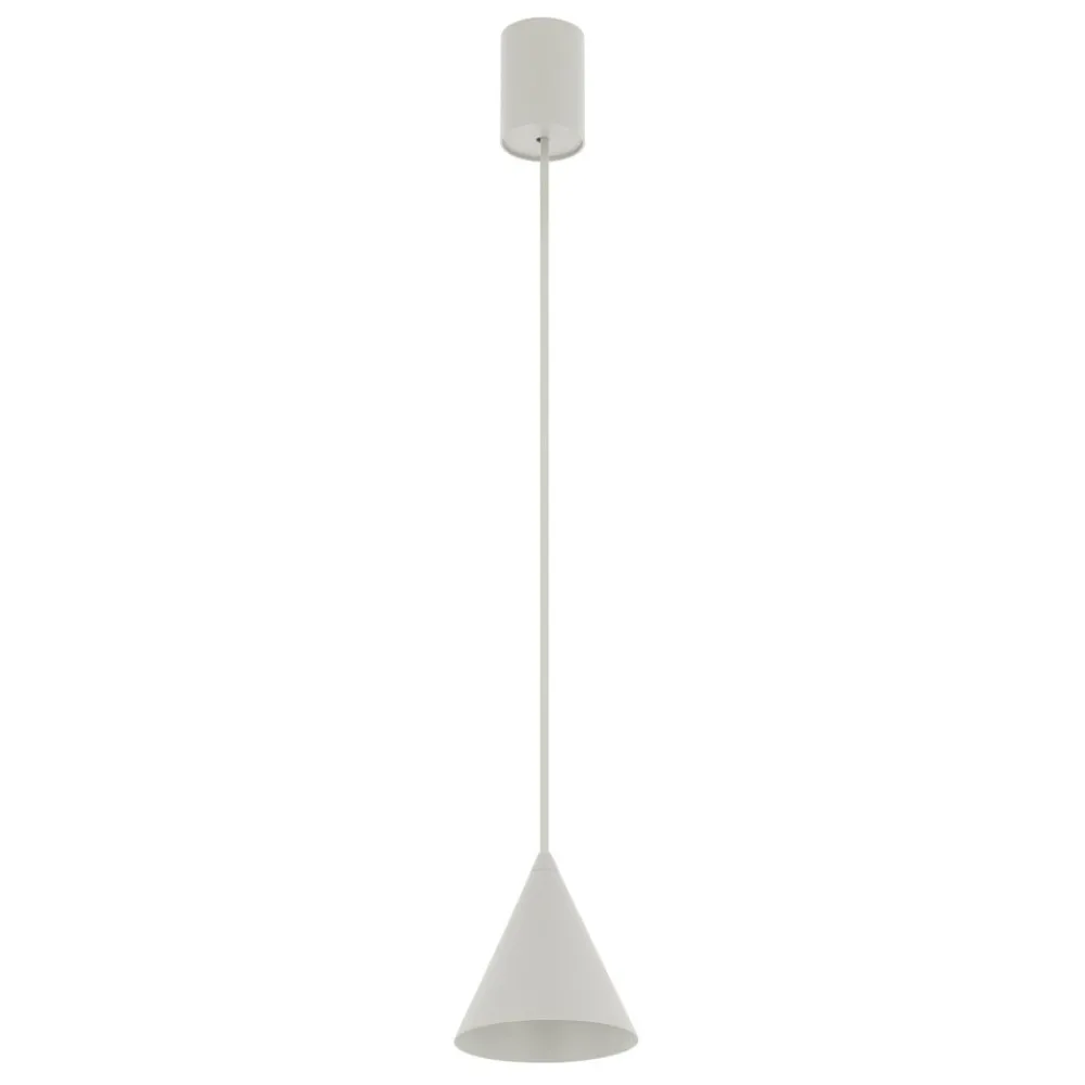 Pendellamper|Pendellamper ^ Nowodvorski Lighting Hængelampe ZENITH, lysegrå, Ø 11 cm, metal, GU10