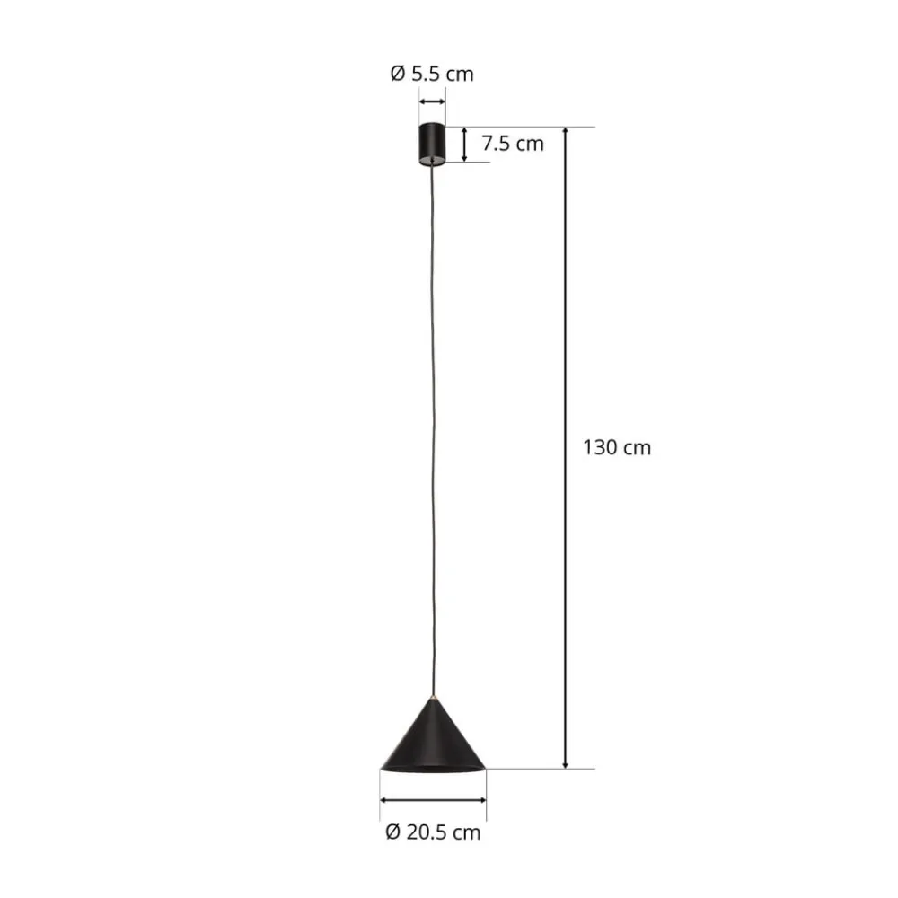 Nowodvorski Lighting Pendellamper > Hængelampe Zenith S med metalskærm i sort