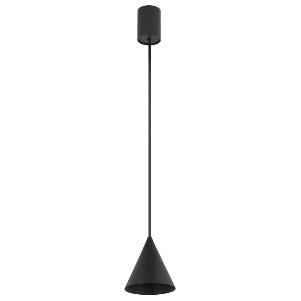 Pendellamper ^ Nowodvorski Lighting Hængelampe ZENITH, sort, Ø 11 cm, metal, GU10