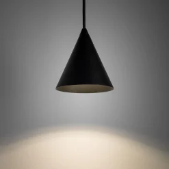 Pendellamper ^ Nowodvorski Lighting Hængelampe ZENITH, sort, Ø 11 cm, metal, GU10