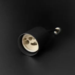 Pendellamper ^ Nowodvorski Lighting Hængelampe ZENITH, sort, Ø 11 cm, metal, GU10