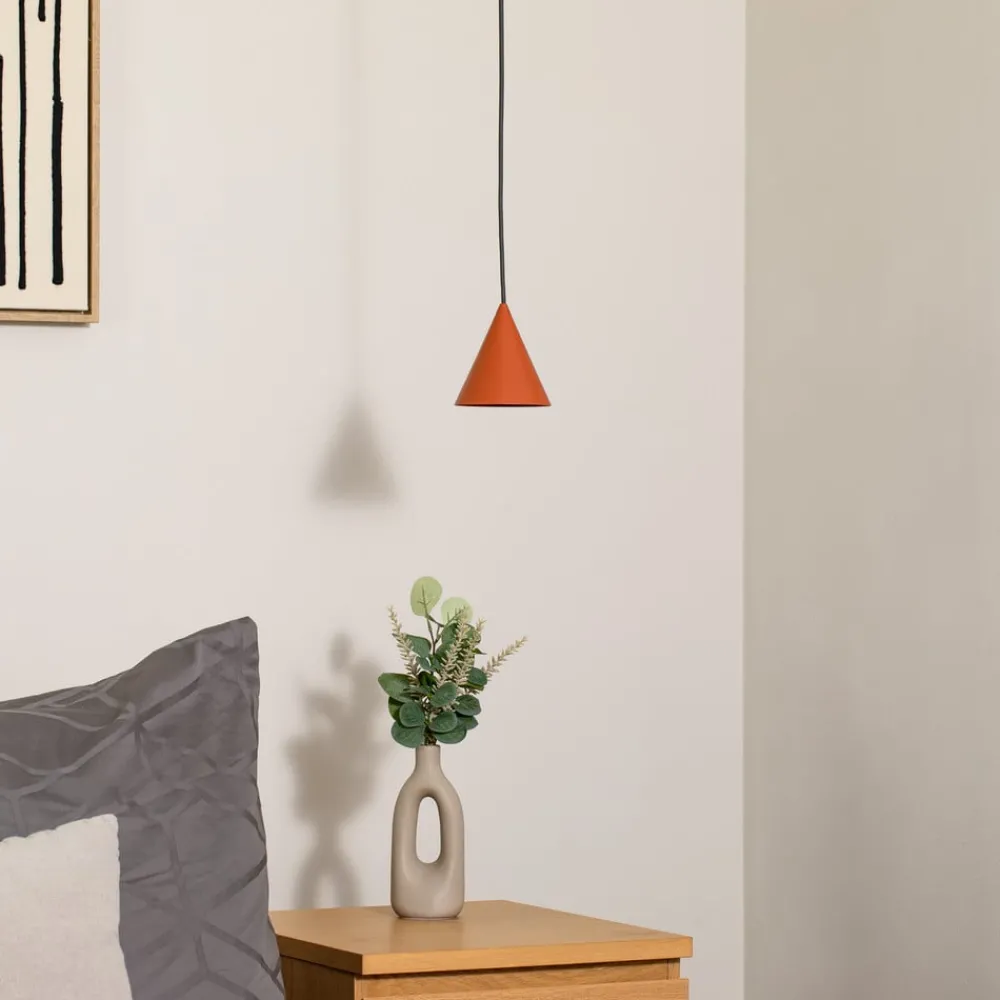 Nowodvorski Lighting Pendellamper > Hængelampe ZENITH, terrakotta, Ø 11 cm, metal, GU10