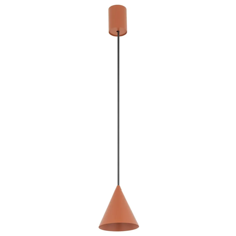 Nowodvorski Lighting Pendellamper > Hængelampe ZENITH, terrakotta, Ø 11 cm, metal, GU10