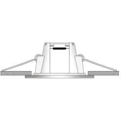Ledino Nedgravet Udebelysning|Udendørs Loftlamper > Holstein LED indbygningslampe IP65 116° stiv, hvid