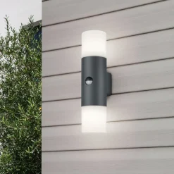 Trio Lighting Væglampe Med Sensor|Væglamper > Hoosic - udendørsvæglampe med bevægelsessensor