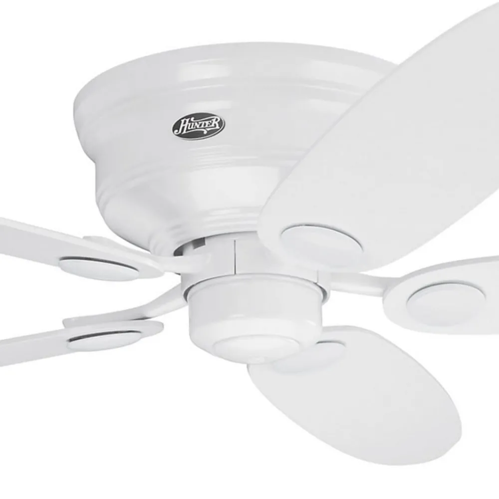 Hunter Loftventilatorer > Low Profile III Ventilator hvid/ahorn