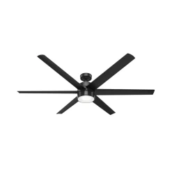 Loftventilatorer ^ Hunter Solaria DC LED-loftventilator IP44 Ø 183