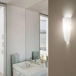 Væg- Og Spejllamper|Væglamper ^ Fabas Luce Hvid Dedalo væglampe IP44