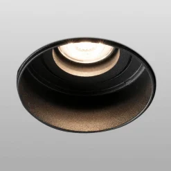 FARO BARCELONA Indbygningsspots|Spotlights > Hyde spot 1 lyskilde rund, drejelig, sort