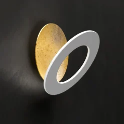 ICONE Væglamper > Vera LED-væglampe 930 Ø26cm guld/hvid