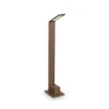 Ideallux Gadebelysning > Ideal Lux LED-gadelampe Agos brun 3.000 K Højde 60 cm aluminium
