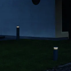 Ideallux Gadebelysning > Ideal Lux LED-gadelampe Boeing, højde 70 cm, antracit