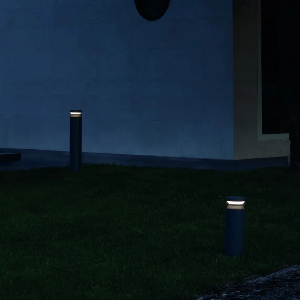 Ideallux Gadebelysning > Ideal Lux LED-gadelampe Boeing, højde 70 cm, antracit