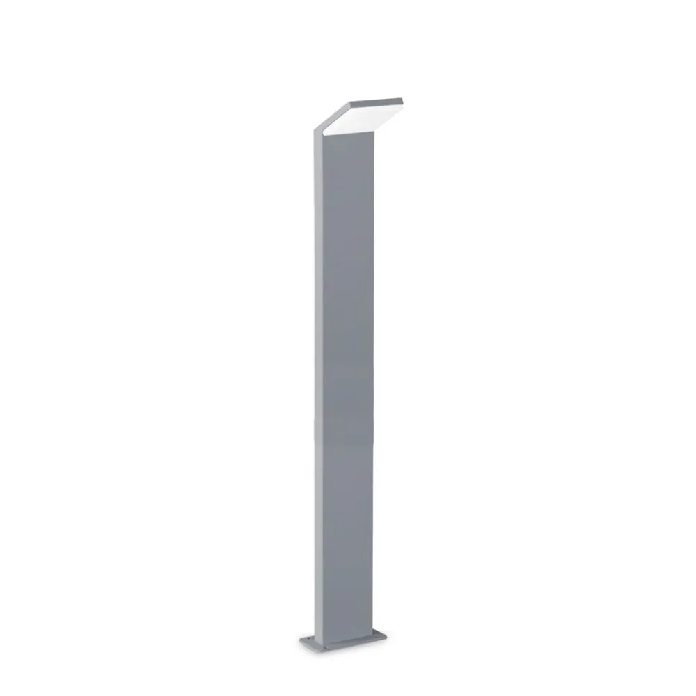 Ideallux Gadebelysning > Ideal Lux LED-gadelampe Style grå højde 100 cm aluminium 3.000 K