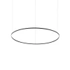 Ideallux Pendellamper > Ideal Lux LED-hængelampe Oracle Slim sort 3.000K Ø 150 cm