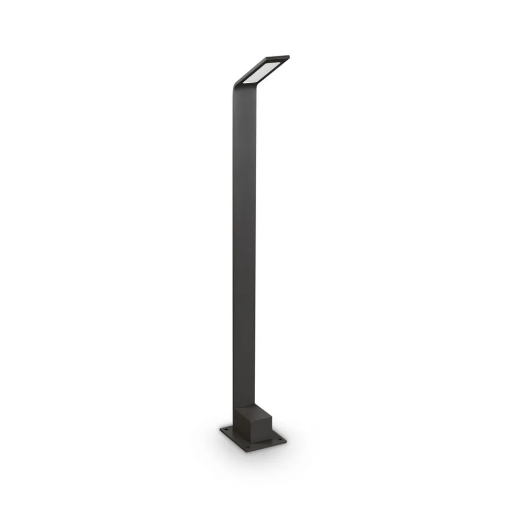 Ideallux Gadebelysning > Ideal Lux LED-vejlampe sort 3.000 K højde 80 cm aluminium