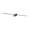 Ideallux Væglamper > Ideal Lux LED-væglampe Filo, sort, bredde 75 cm, metal