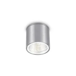 Udendørs Loftlamper ^ Ideallux Ideal Lux loftlampe Gun, aluminiumgrå, IP44, GU10