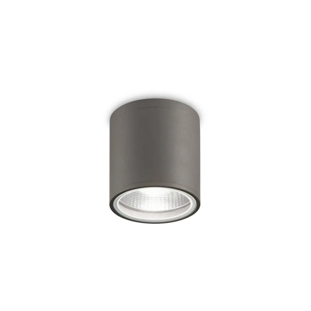 Udendørs Loftlamper ^ Ideallux Ideal Lux loftlampe Gun, antracit, aluminium, IP44, GU10