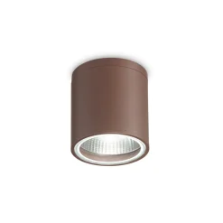 Ideallux Udendørs Loftlamper > Ideal Lux loftlampe Gun, kaffebrun, aluminium, IP44, GU10