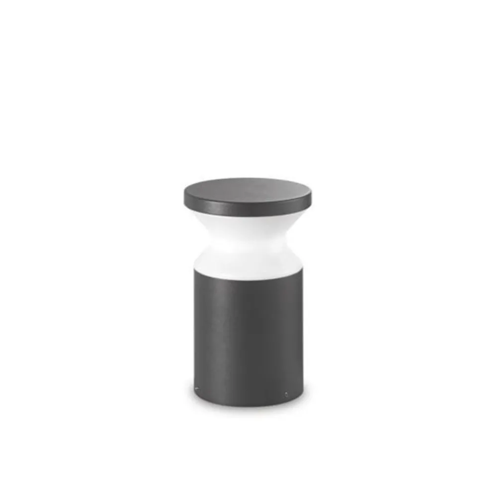 Sokkellamper ^ Ideallux Ideal Lux Torre sokkellampe antracit aluminium højde 22 cm