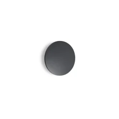 Ideallux Væglamper > Ideal Lux udendørs væglampe Punto antracit Ø 18 cm, metal