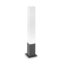 Gadebelysning ^ Ideallux Ideal Lux vejlampe Edo square, antracit, GX53