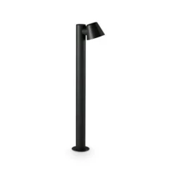 Ideallux Gadebelysning > Ideal Lux vejlampe gas, sort, aluminium, højde 80 cm
