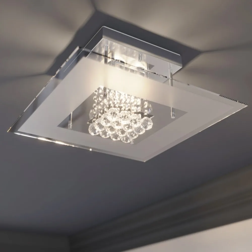 Loftlamper ^ Lindby Iøjnefaldende LED-loftslampe Lisandra